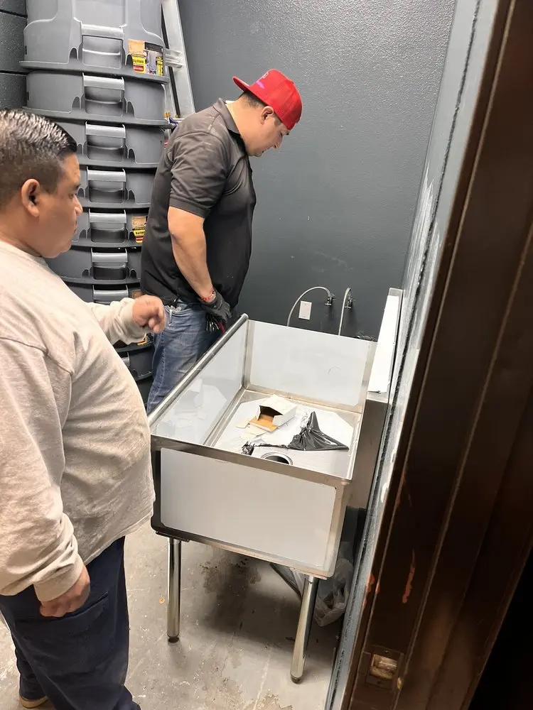 Commercial plumbing and sink installation in Klein Estates